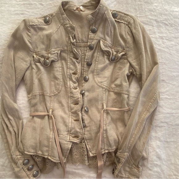 Free People Linen Jacket - Picture 4 of 4